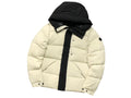 Moncler Madeira Down Jacket in Cream/Black