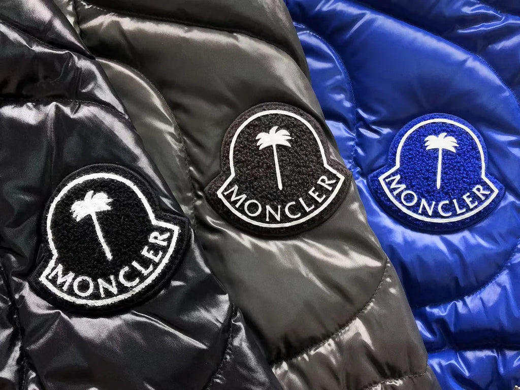 Moncler x Palm Angels Haunani Down Jacket in Blue